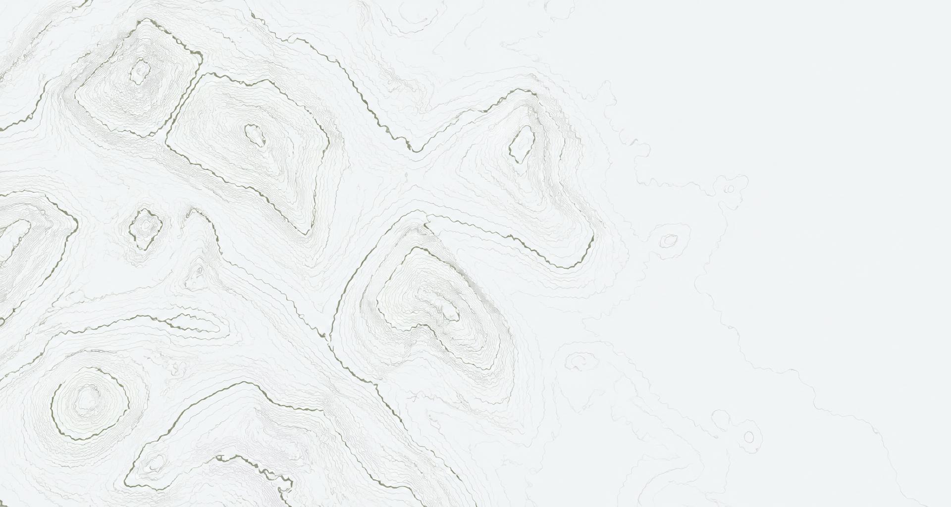 An original topographic map connecting many paths